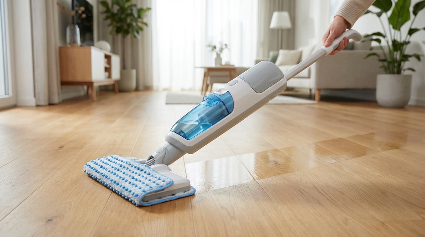 Le balai fluid 3E H2O at Home pour des sols microfibre