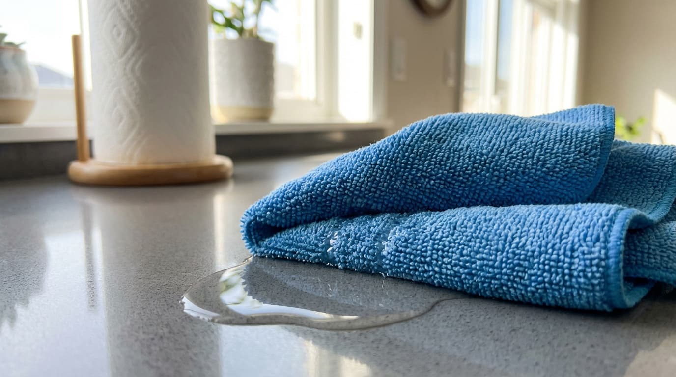 L'essuie-vaisselle H2O at Home : la microfibre d'absorption