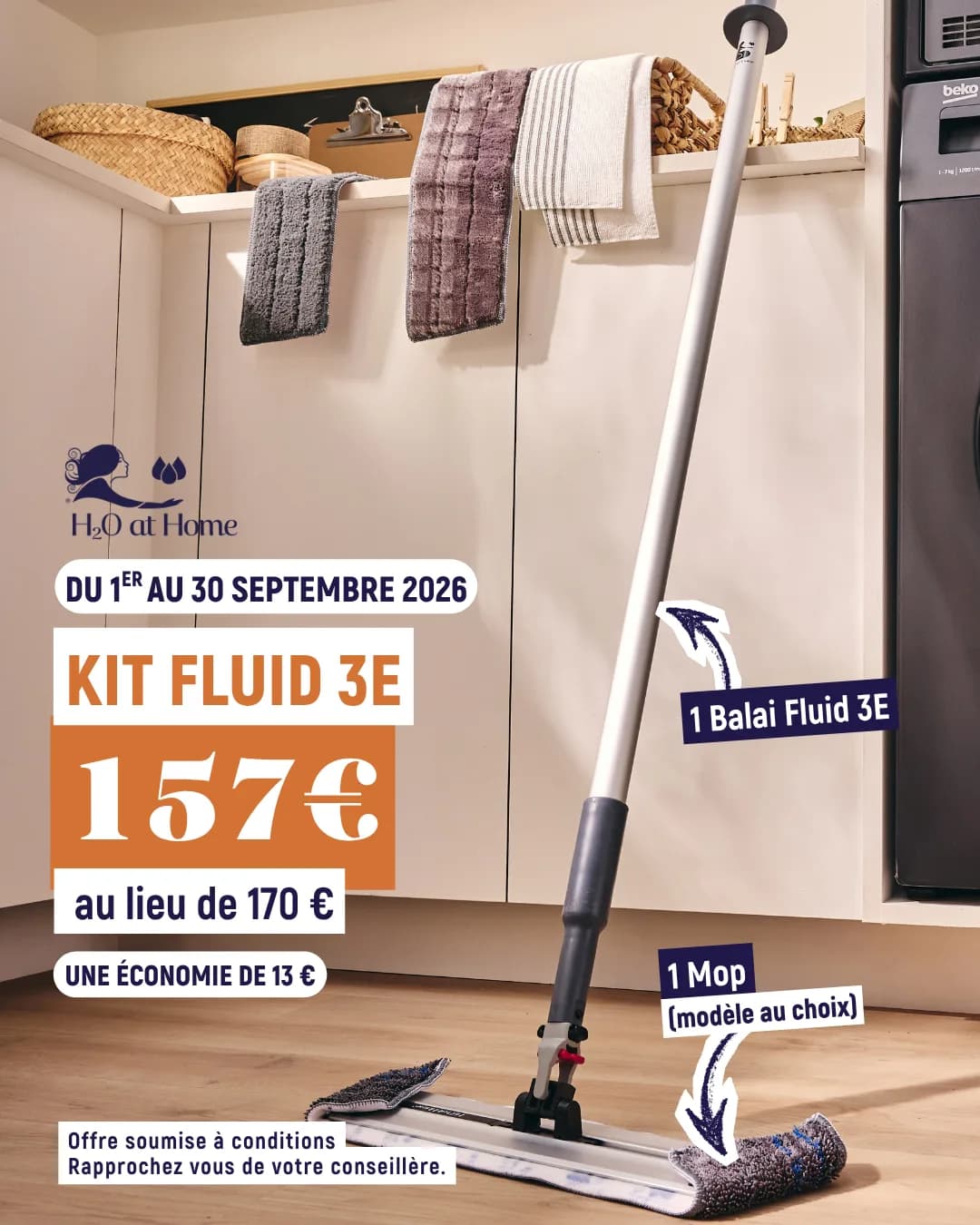 Promo Kit Fluid 3E — 157 € au lieu de 170 €