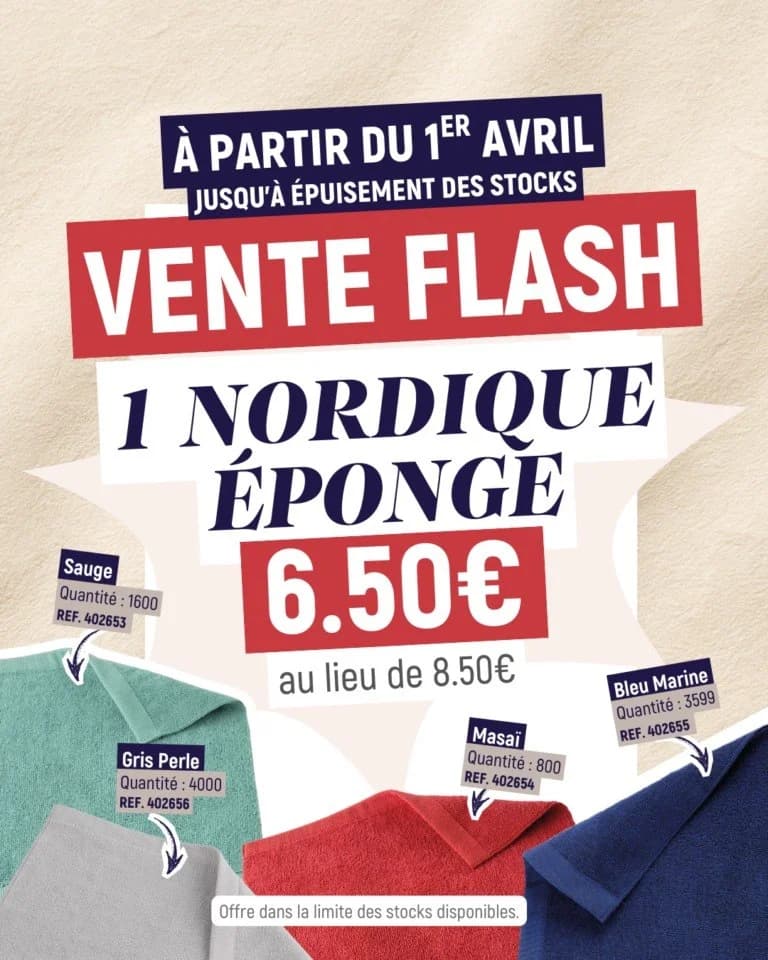 Nordique Éponge H2O at Home : la serviette de bain microfibre dont je ne me passe plus